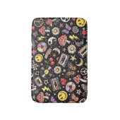 Retro Grunge Sunshine Bliss バスマット (正面縦)