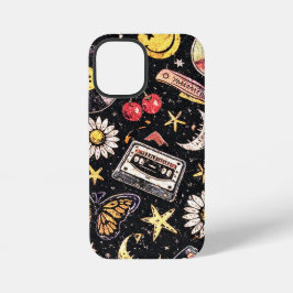 Retro Grunge Sunshine Bliss iPhone 12 Miniケース