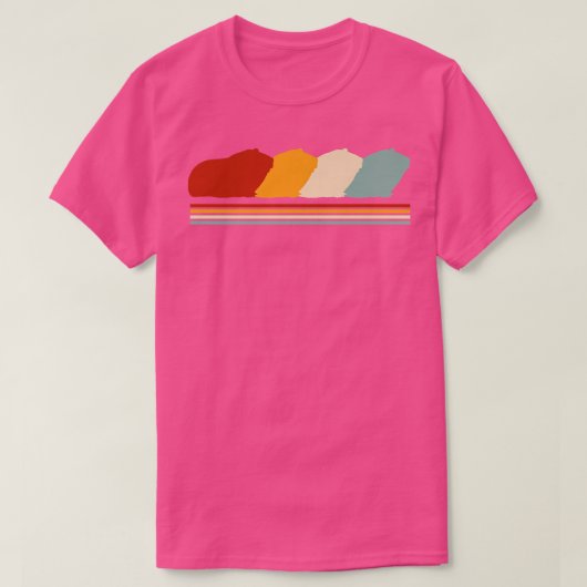 Retro Guinea Pigs Guinea Pig Premium 5151 Tシャツ (デザイン正面)