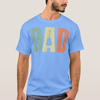Retro Guitar Playing DadVintage Musician Father 26 Tシャツ