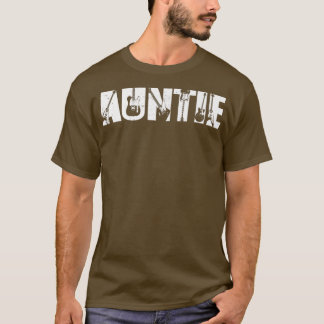 Retro Guitarist Mother Auntie Guitar Mothers Day M Tシャツ