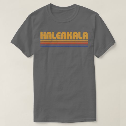 Retro Haleakala Hawaii Vintage Tシャツ (デザイン正面)