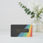 Retro Half Lines 名刺 (スタンド正面)