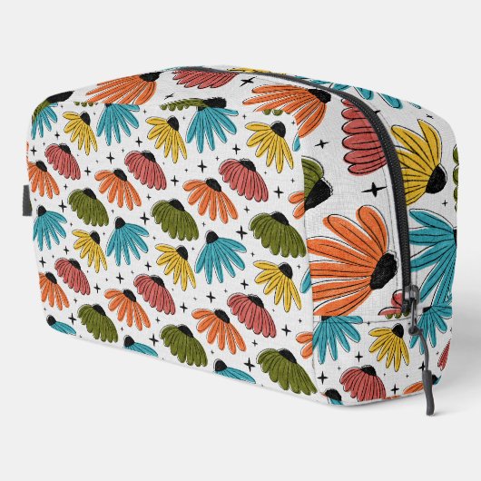 Retro Halftone Coneflowers ドップキット (右コーナー)