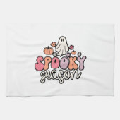 Retro Halloween キッチンタオル (横)