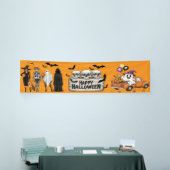 Retro Halloween Banner - Skulls & Ghosts Decor! 横断幕 (トレードショー)