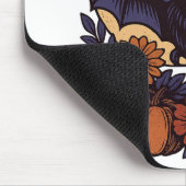 Retro Halloween Bat With Moon Gothic Aesthetic マウスパッド (コーナー)