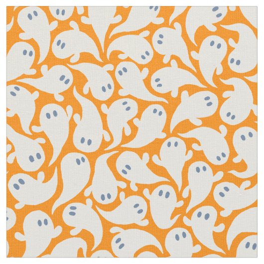 Retro Halloween pattern in vintage cartoon style. ファブリック (クローズアップ)