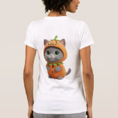 Retro Halloween Squad Ghouls Women's T-Shirt Tシャツ (裏面)