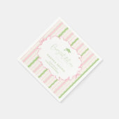 Retro Hand Drawn Grad Party 2026 スタンダードカクテルナプキン (角)