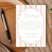 Retro Hand Drawn Thank you Graduation 招待状