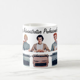 Retro Happy Administrative Professionals Day  コーヒーマグカップ