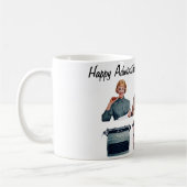 Retro Happy Administrative Professionals Day  コーヒーマグカップ (左)