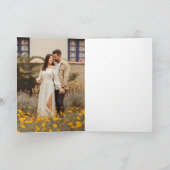 Retro Happy Birthday 3 Photo カード (内部)