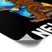 Retro Happy New Year 2026 Bigfoot Lovers New Years ポスター (角)