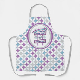 Retro Happy New Year Sign – Celebrate Marquee エプロン