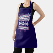 Retro Happy New Year Sign – Celebrate Marquee エプロン (インサイチュ)