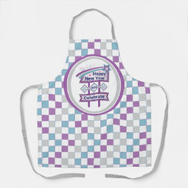 Retro Happy New Year Sign – Celebrate Marquee エプロン