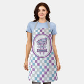 Retro Happy New Year Sign – Celebrate Marquee エプロン (着用した状態)