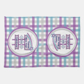 Retro Happy New Year Sign – Celebrate Marquee キッチンタオル (横)