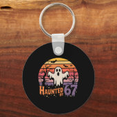 Retro Haunted Meme 67 Six Seven 6 7  キーホルダー (正面)