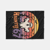 Retro Haunted Meme 67 Six Seven 6 7  フリースブランケット (正面(横))