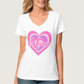 Retro Heart MAMA Tシャツ (正面)