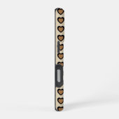 Retro Hearts Leopard iPhoneケース (右側面)
