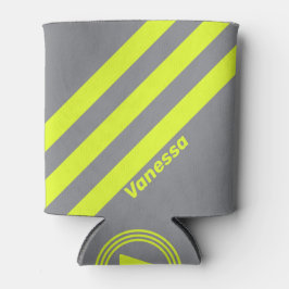 Retro HI VIS Three Stripes with Name 缶クーラー