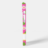 Retro Hippie Flowers Daisy Pattern Case-Mate iPhoneケース (裏面 / 左)