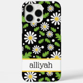 Retro Hippie Flowers Daisy Pattern Case-Mate iPhoneケース (裏面)