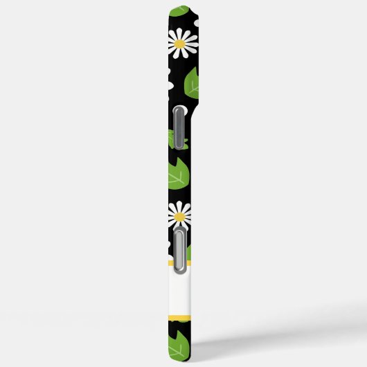 Retro Hippie Flowers Daisy Pattern Case-Mate iPhoneケース (裏面 / 右)