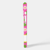 Retro Hippie Flowers Daisy Pattern Case-Mate iPhoneケース (裏面 / 左)