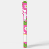 Retro Hippie Flowers Daisy Pattern Case-Mate iPhoneケース (裏面 / 左)