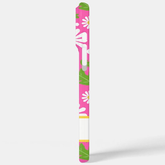 Retro Hippie Flowers Daisy Pattern Case-Mate iPhoneケース (裏面 / 左)