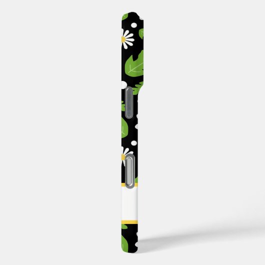 Retro Hippie Flowers Daisy Pattern Case-Mate iPhoneケース (裏面 / 右)