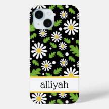 Retro Hippie Flowers Daisy Pattern