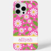 Retro Hippie Flowers Daisy Pattern Case-Mate iPhoneケース (裏面)