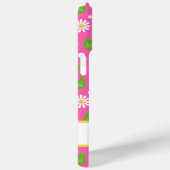 Retro Hippie Flowers Daisy Pattern Case-Mate iPhoneケース (裏面 / 右)