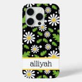 Retro Hippie Flowers Daisy Pattern Case-Mate iPhoneケース (裏面)
