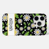 Retro Hippie Flowers Daisy Pattern Case-Mate iPhoneケース (裏面 (横))