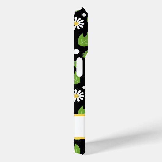 Retro Hippie Flowers Daisy Pattern Case-Mate iPhoneケース (裏面 / 右)