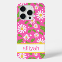 Retro Hippie Flowers Daisy Pattern