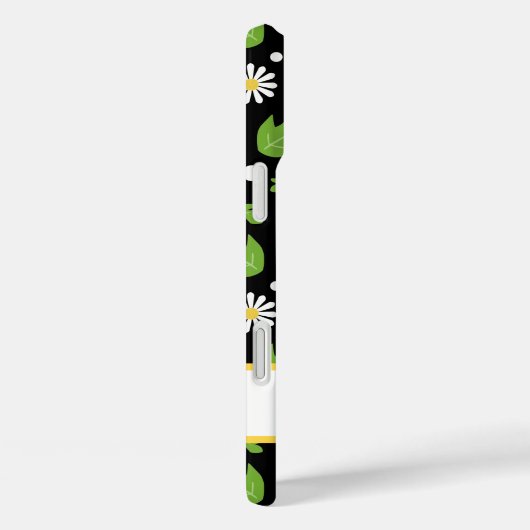 Retro Hippie Flowers Daisy Pattern Case-Mate iPhoneケース (裏面 / 右)