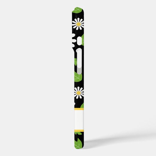 Retro Hippie Flowers Daisy Pattern Case-Mate iPhoneケース (裏面 / 左)