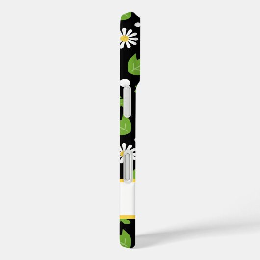 Retro Hippie Flowers Daisy Pattern Case-Mate iPhoneケース (裏面 / 右)