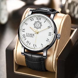 Retro Hipster Monogram Unique Personalized Design 腕時計