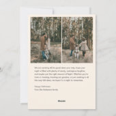 Retro Hocus Pocus Halloween Photo Collage シーズンカード (裏面)