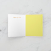 “Retro Holiday Greeting Card – Santa & Gifts” カード (内部)