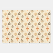 Retro Holiday Ornaments  ラッピングペーパーシート (正面2)